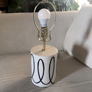 Kate Spade Ceramic Table Lamp Charlotte Street EUC!